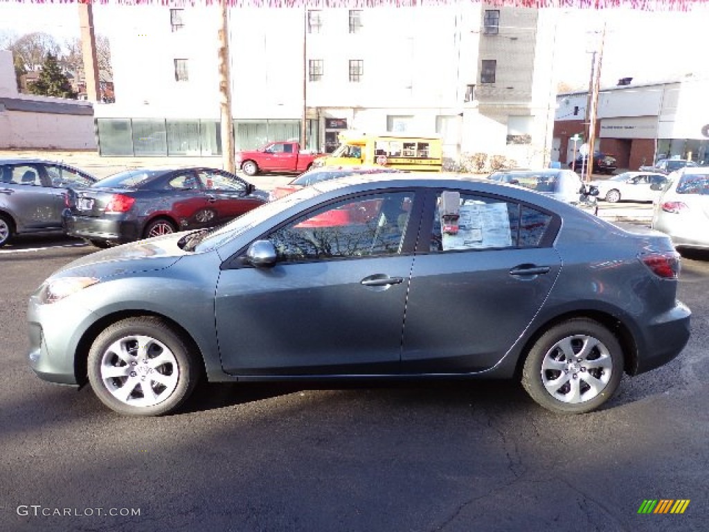 Dolphin Gray Mica 2013 Mazda MAZDA3 i SV 4 Door Exterior Photo #74523626