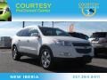 2012 White Chevrolet Traverse LTZ  photo #1