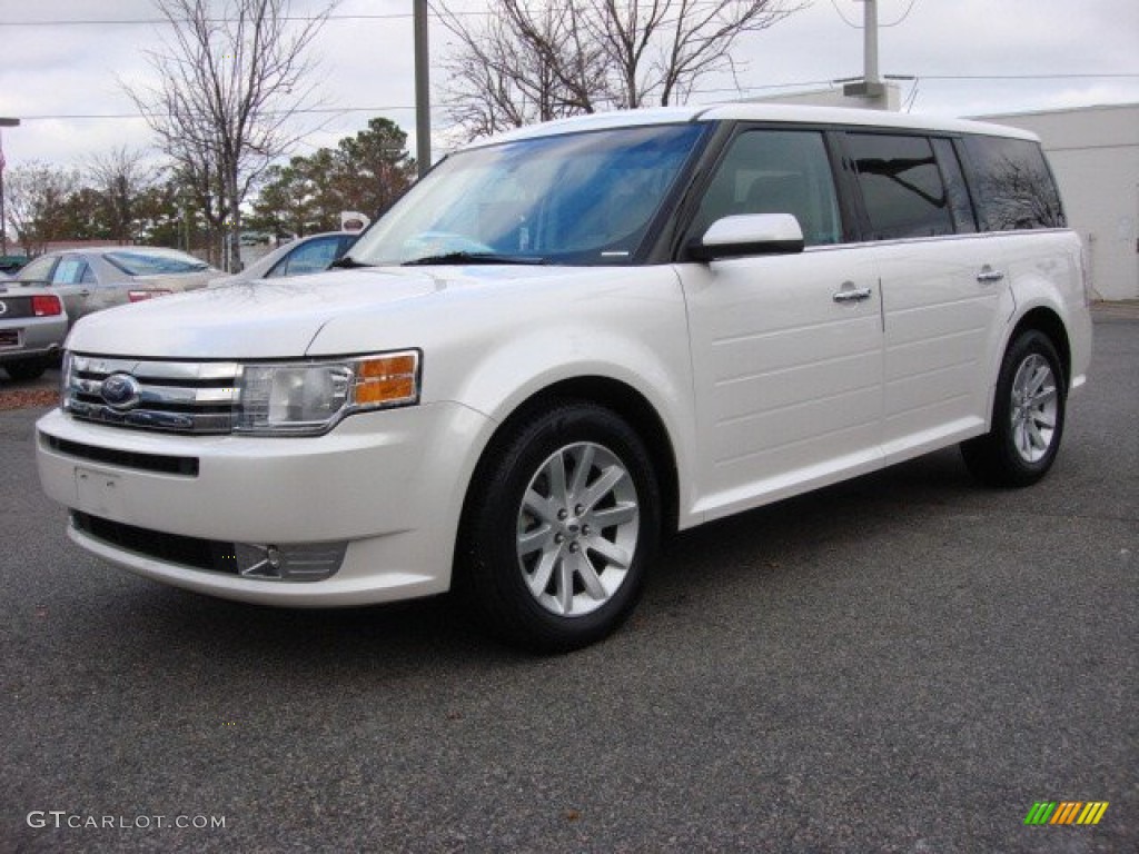 White Platinum Metallic Tri-Coat 2011 Ford Flex SEL Exterior Photo #74524146