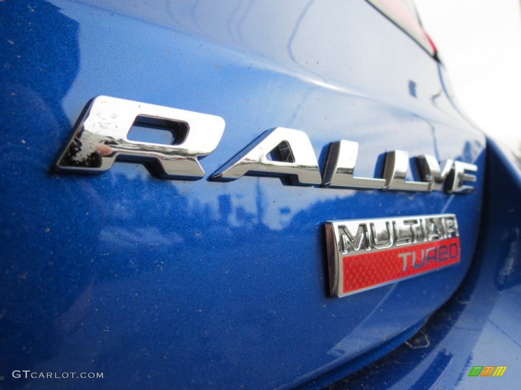 2013 Dart Rallye - Blue Streak Pearl Coat / Diesel Gray photo #13