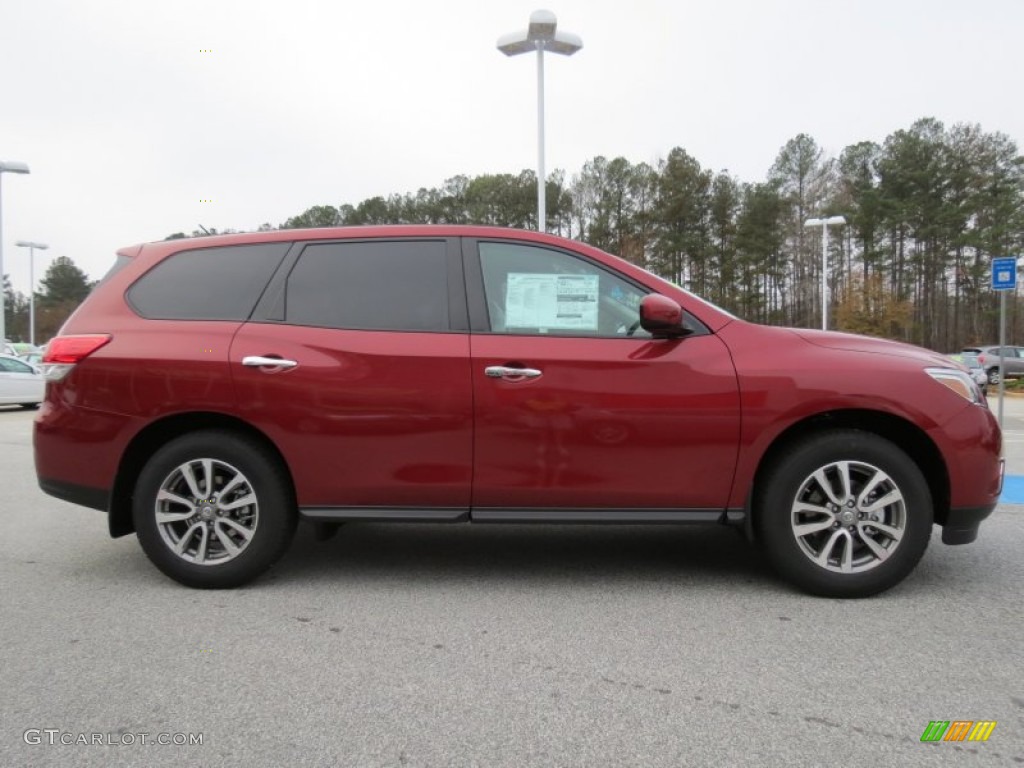 2013 Pathfinder S - Cayenne Red / Charcoal photo #6