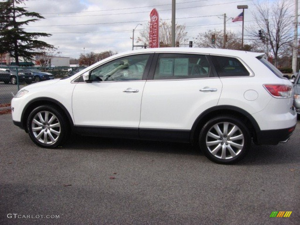 Crystal White Pearl Mica 2008 Mazda CX-9 Grand Touring AWD Exterior Photo #74526551