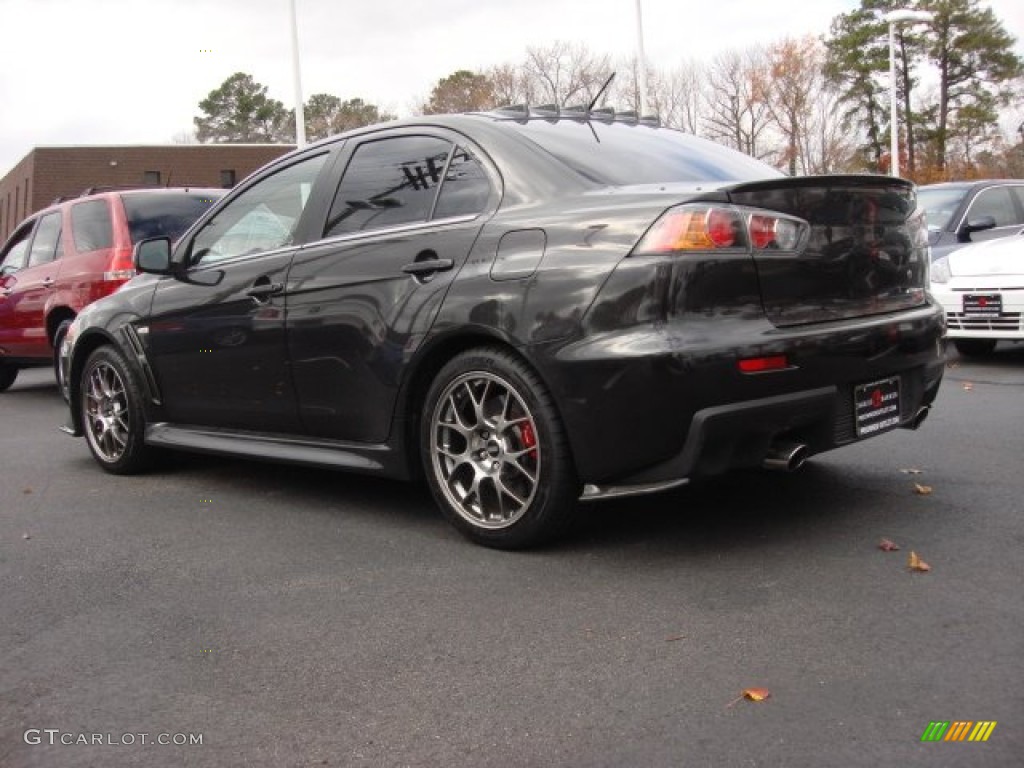 2010 Lancer Evolution MR Touring - Graphite Gray Pearl / Black Leather/Sueded Fabric photo #6