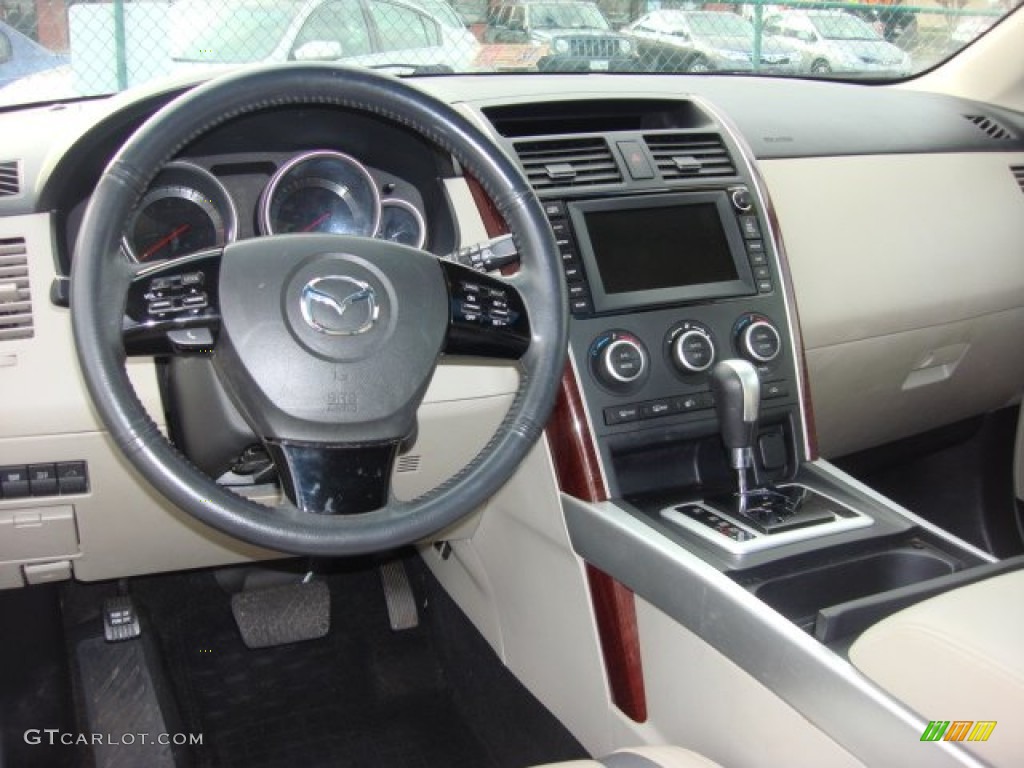2008 Mazda CX-9 Grand Touring AWD Sand Dashboard Photo #74526652