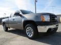 Steel Gray Metallic 2009 GMC Sierra 1500 SLE Extended Cab