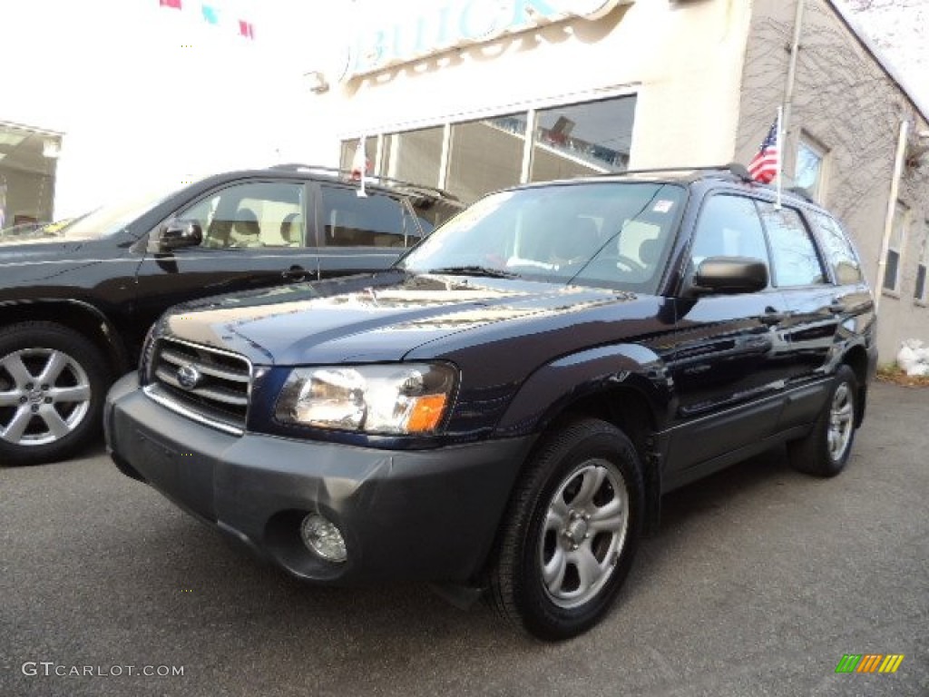 2005 Forester 2.5 X - Regal Blue Pearl / Gray photo #1