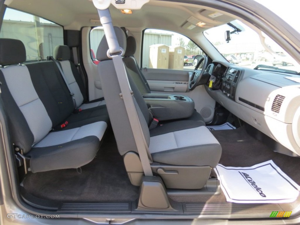 Dark Titanium Interior 2009 GMC Sierra 1500 SLE Extended Cab Photo #74528279