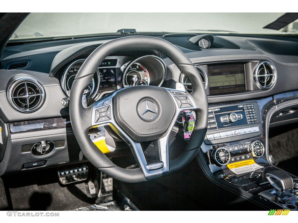 2013 Mercedes-Benz SL 63 AMG Roadster AMG Black Dashboard Photo #74528969