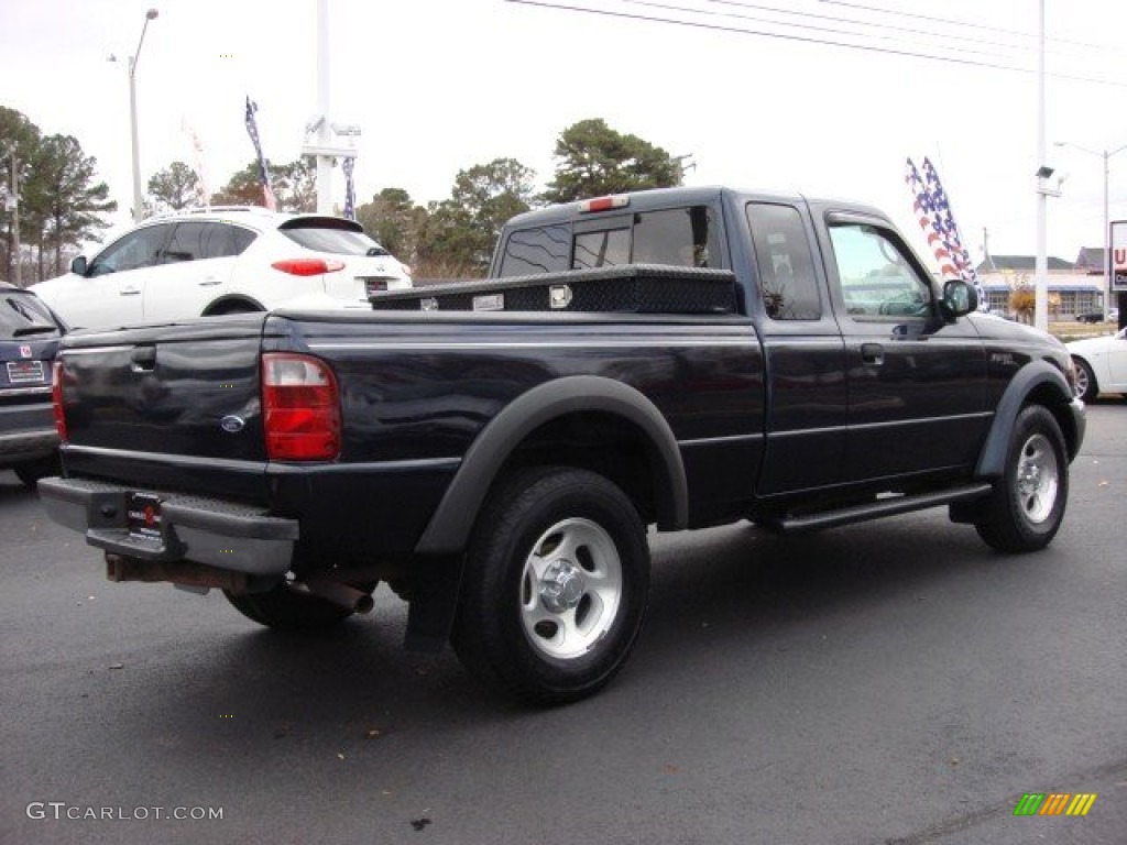 2003 Ranger XLT SuperCab 4x4 - Deep Wedgewood Blue Metallic / Dark Graphite photo #3