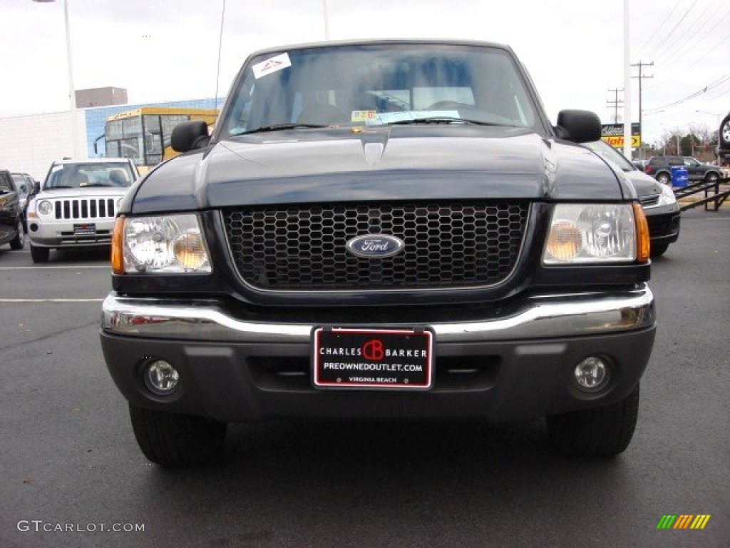2003 Ranger XLT SuperCab 4x4 - Deep Wedgewood Blue Metallic / Dark Graphite photo #7