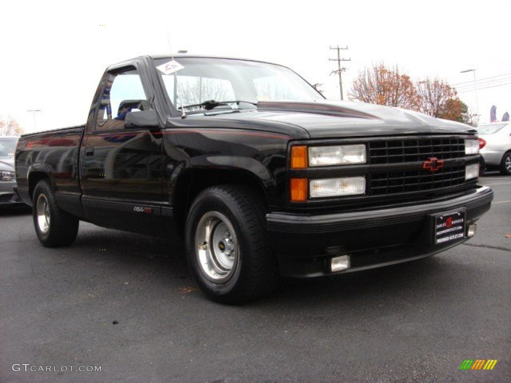 Onyx Black 1990 Chevrolet C/K C1500 454 SS Exterior Photo #74529668