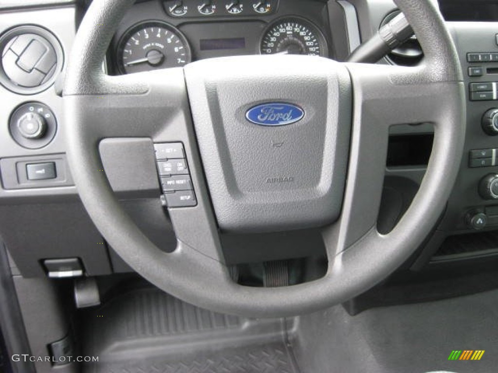 2011 F150 XL Regular Cab - Dark Blue Pearl Metallic / Steel Gray photo #24