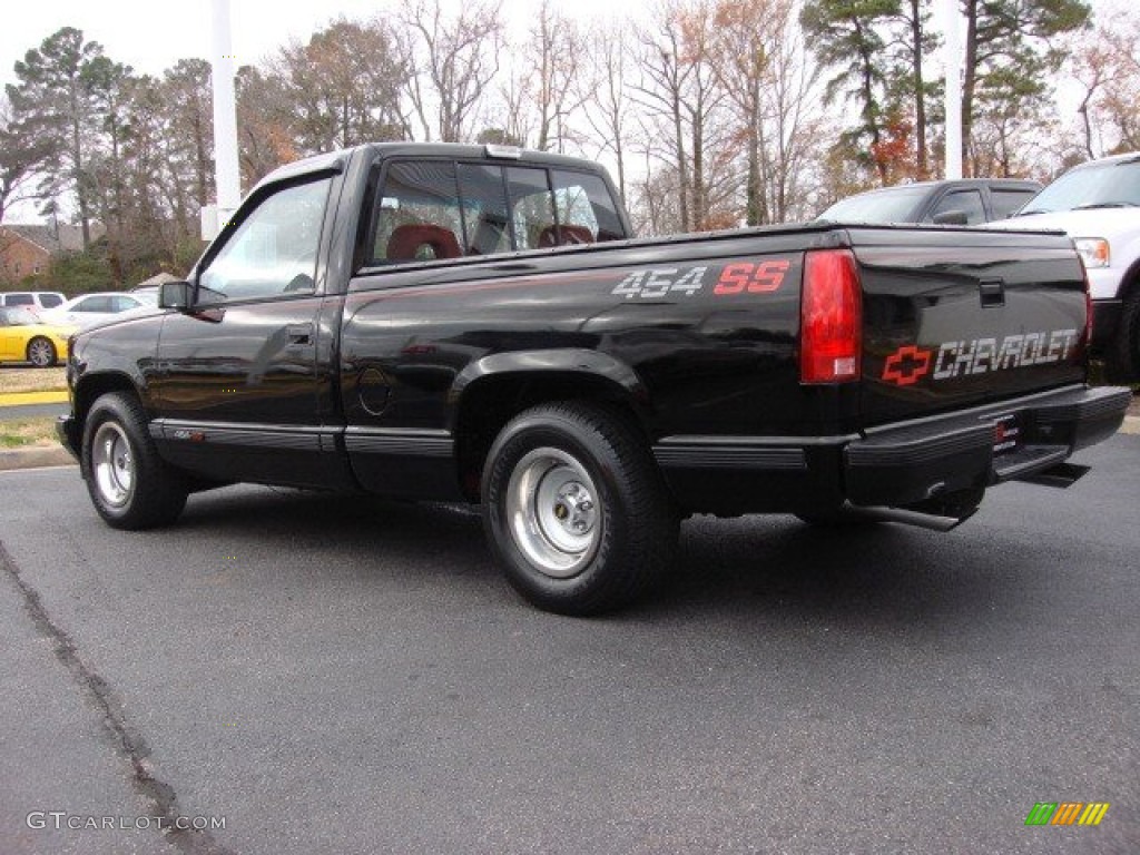 1990 C/K C1500 454 SS - Onyx Black / Red photo #5