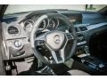 2013 Mercedes-Benz C AMG Black Interior Steering Wheel Photo