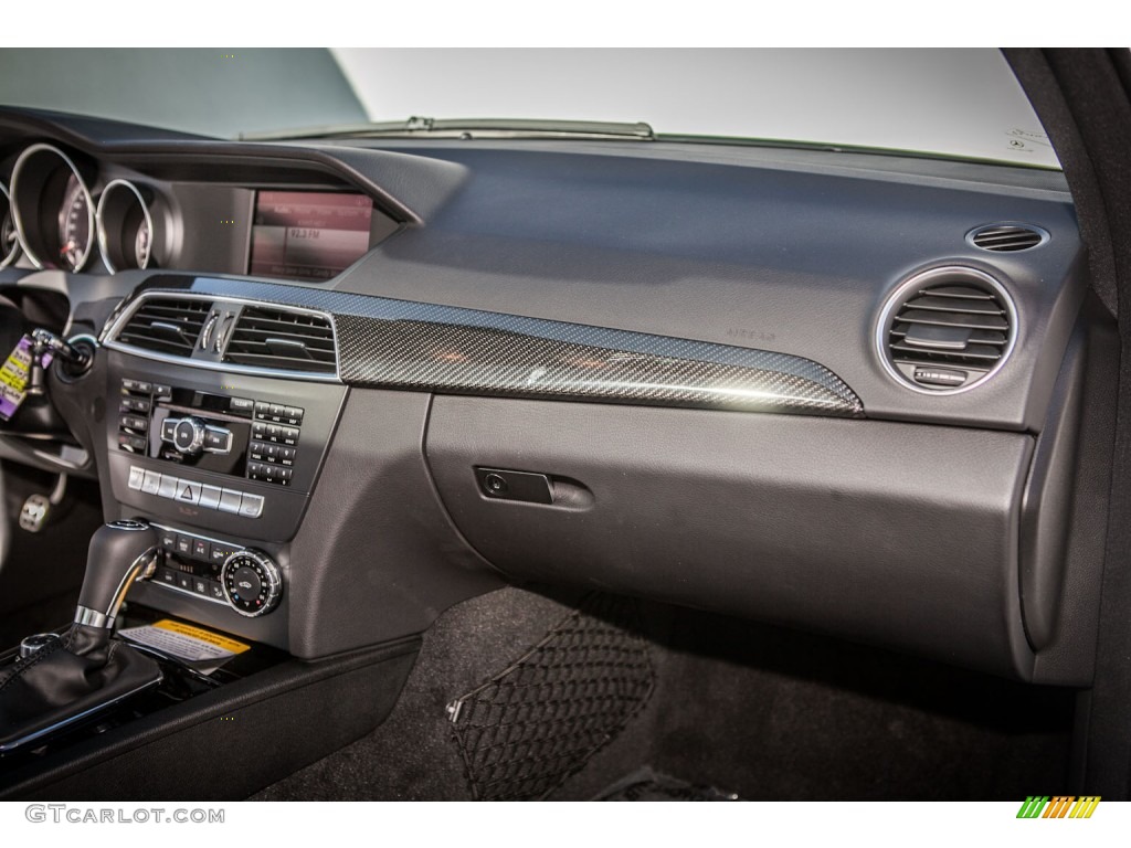 2013 Mercedes-Benz C 63 AMG AMG Black Dashboard Photo #74529965