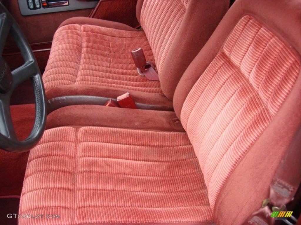 Red Interior 1990 Chevrolet C/K C1500 454 SS Photo #74530007