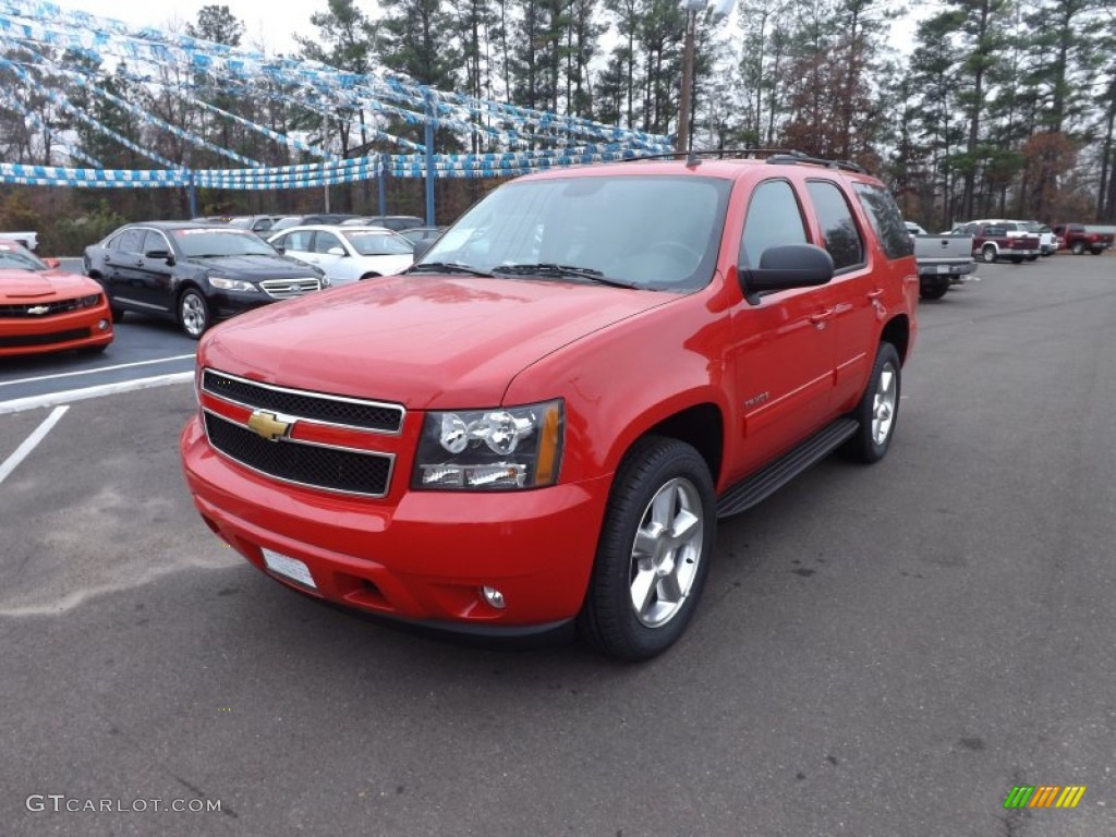 2013 Tahoe LT - Victory Red / Ebony photo #1