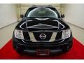 2008 Super Black Nissan Frontier LE Crew Cab  photo #2