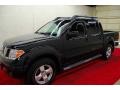 2008 Super Black Nissan Frontier LE Crew Cab  photo #3