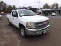 2013 Summit White Chevrolet Silverado 1500 LT Extended Cab  photo #7