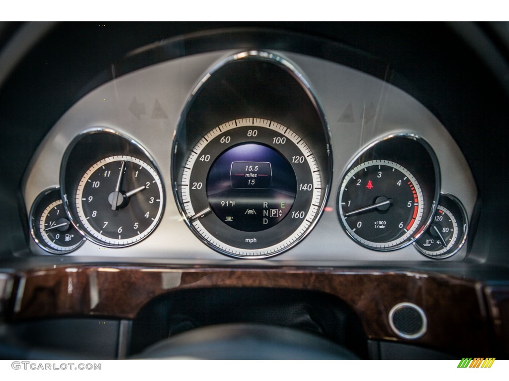 2013 Mercedes-Benz E 350 BlueTEC Sedan Gauges Photo #74532007