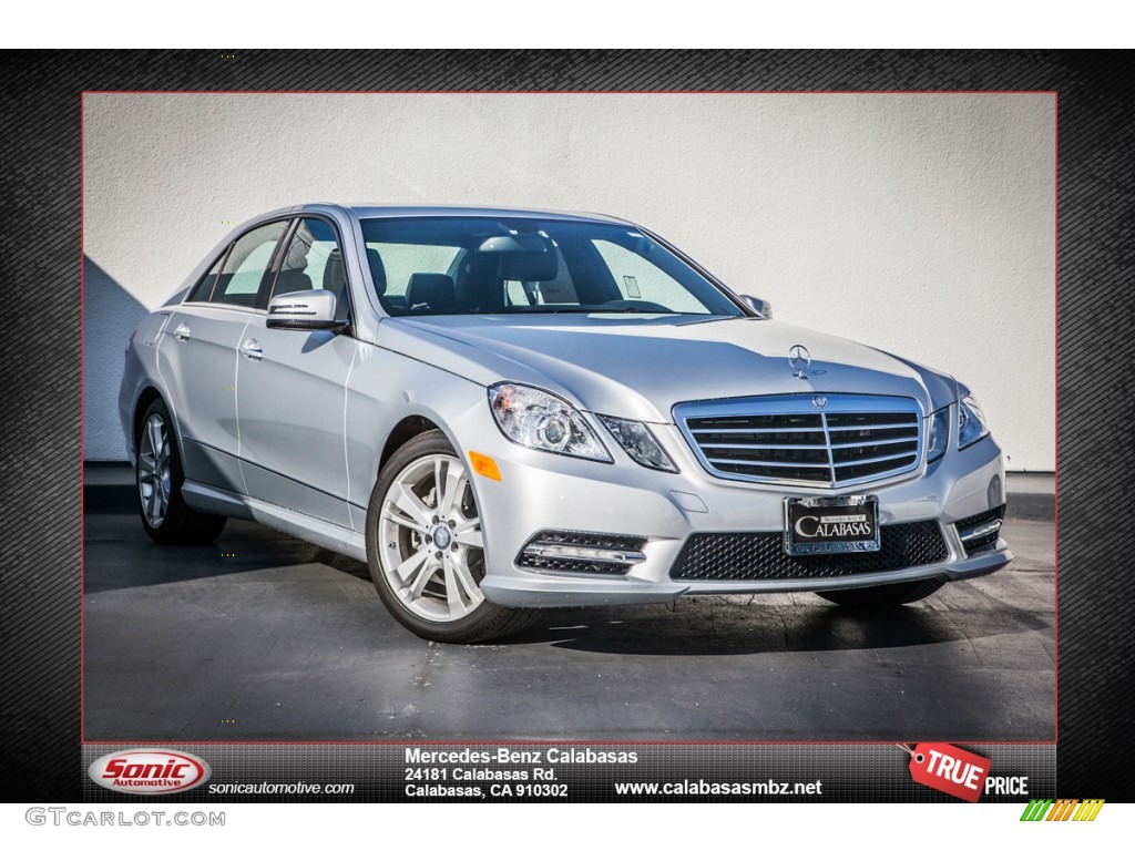 2013 E 350 Sedan - Iridium Silver Metallic / Black photo #1