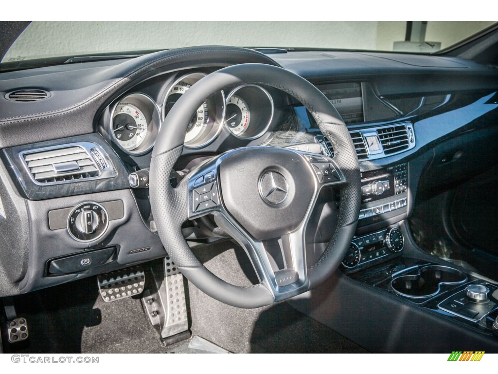 2013 Mercedes-Benz CLS 550 Coupe Black Dashboard Photo #74532830