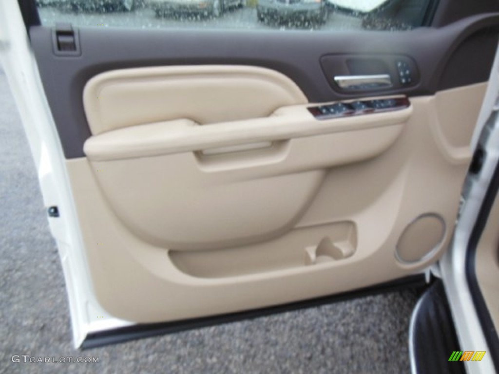 2013 Yukon Denali AWD - White Diamond Tricoat / Cocoa/Light Cashmere photo #12