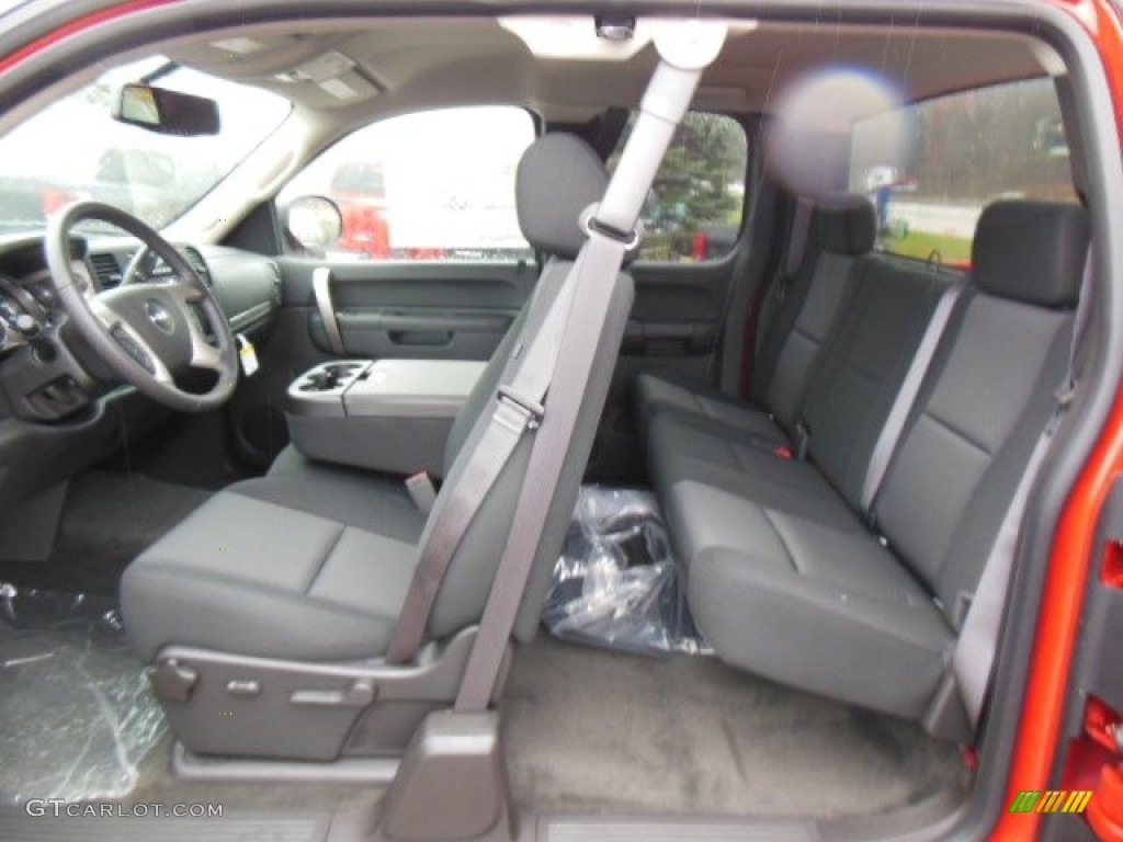 2013 Sierra 1500 SLE Extended Cab 4x4 - Fire Red / Ebony photo #14