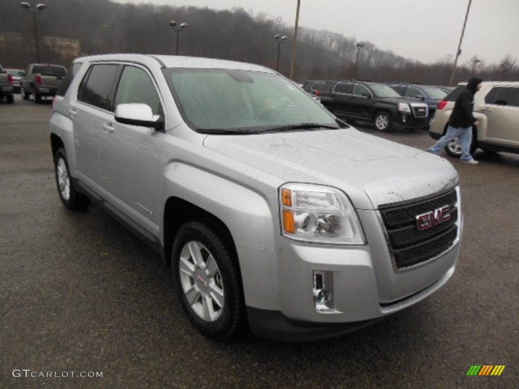 Quicksilver Metallic 2013 GMC Terrain SLE AWD Exterior Photo #74535432
