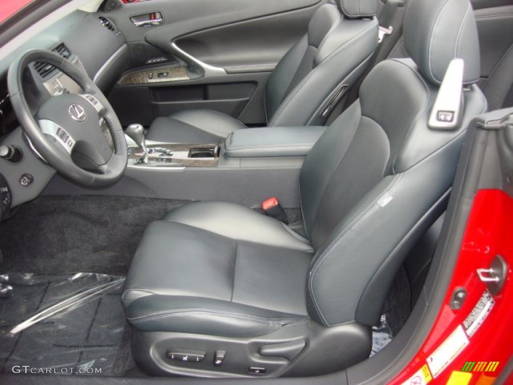 2011 Lexus IS 350C Convertible Front Seat Photo #74535600