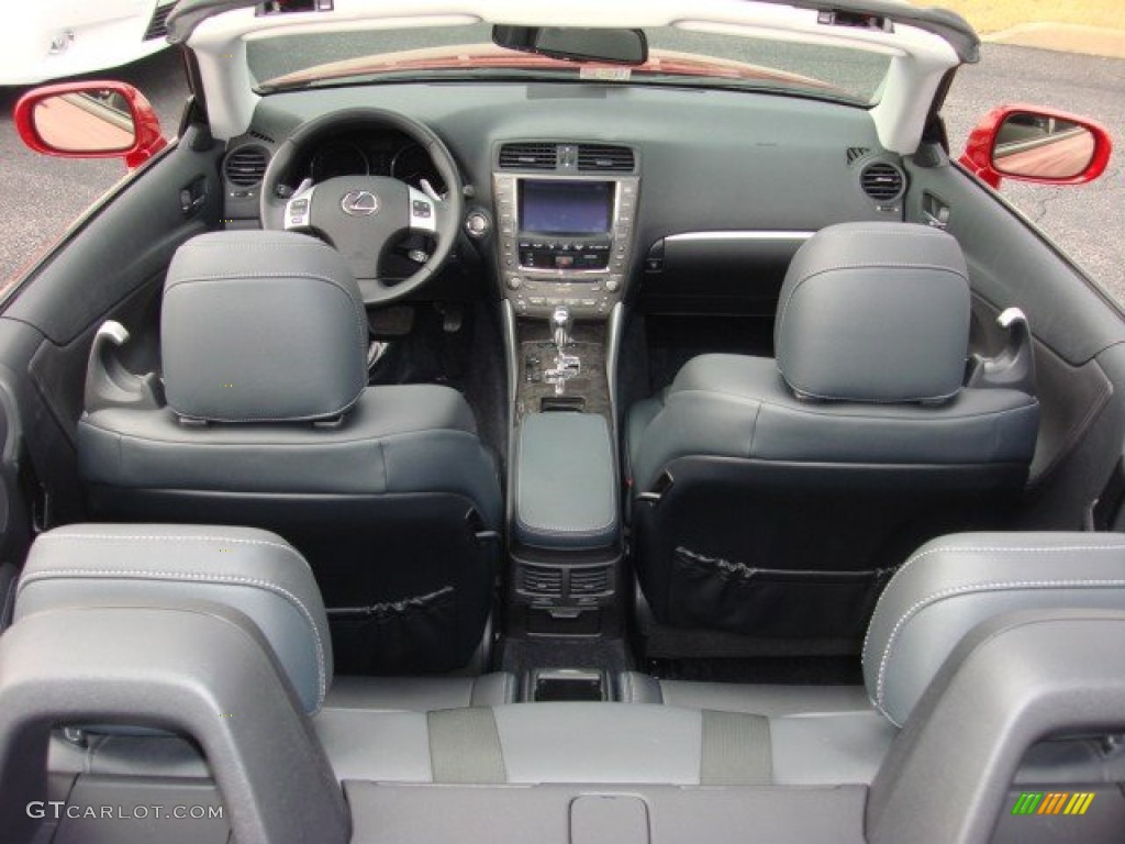 Black Interior 2011 Lexus IS 350C Convertible Photo #74535636