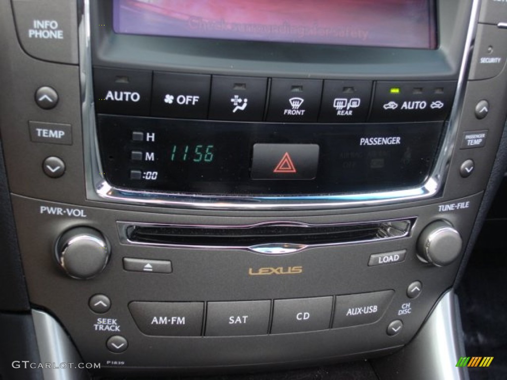 2011 Lexus IS 350C Convertible Controls Photo #74535703