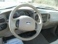 Medium Parchment Beige 2003 Ford F150 XLT Regular Cab 4x4 Steering Wheel