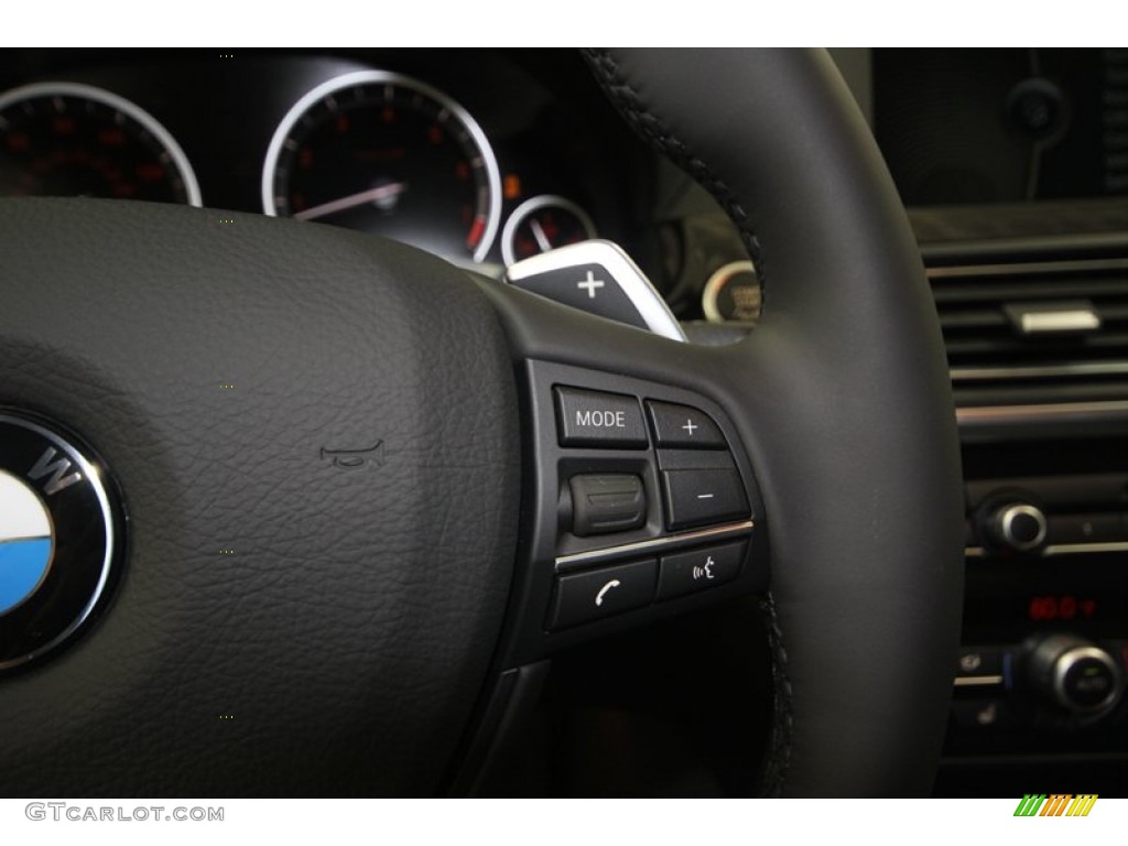 2013 6 Series 640i Convertible - Carbon Black Metallic / Black photo #23