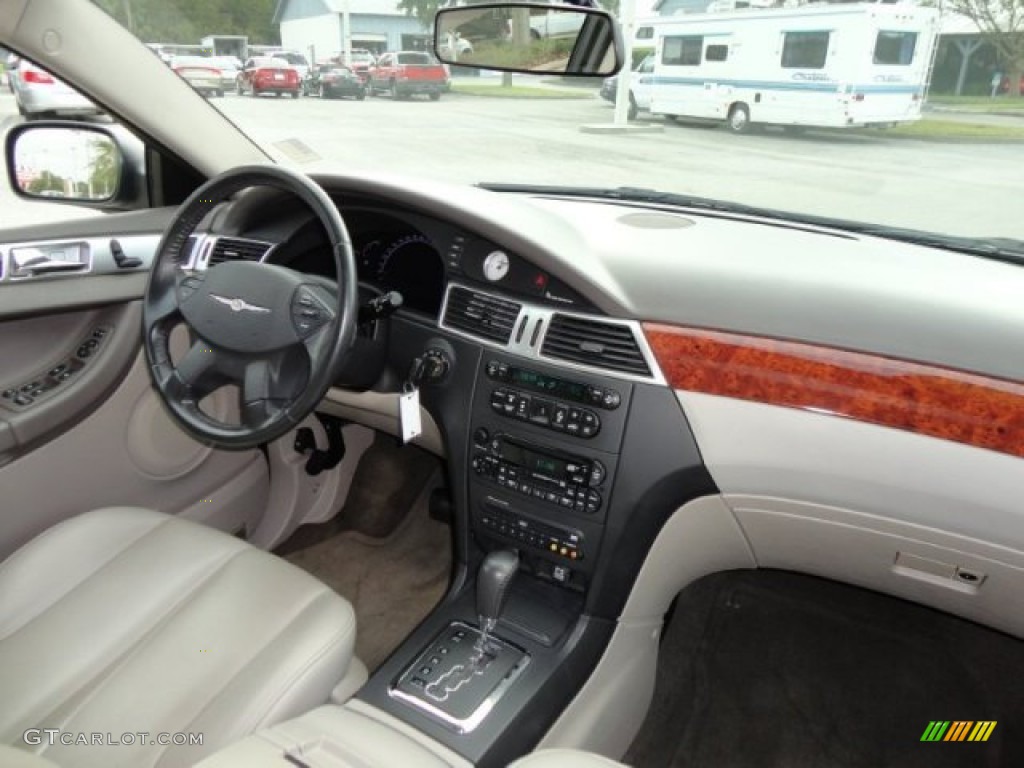 2004 Chrysler Pacifica AWD Light Taupe Dashboard Photo #74536824