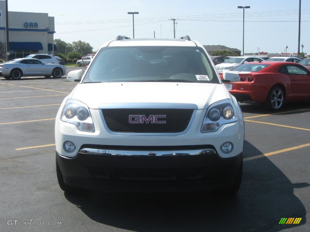 2011 Acadia SLE - Summit White / Cashmere photo #2