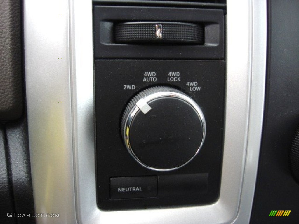2011 Dodge Ram 1500 Big Horn Crew Cab 4x4 Controls Photo #74537630