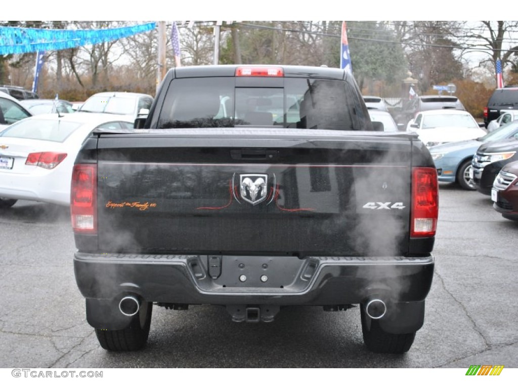 2011 Ram 1500 Sport Quad Cab 4x4 - Brilliant Black Crystal Pearl / Dark Slate Gray photo #5