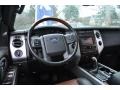 Charcoal Black/Caramel 2007 Ford Expedition EL Limited 4x4 Dashboard
