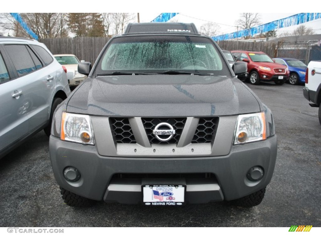 2008 Xterra S 4x4 - Night Armor Dark Gray / Steel/Graphite photo #2