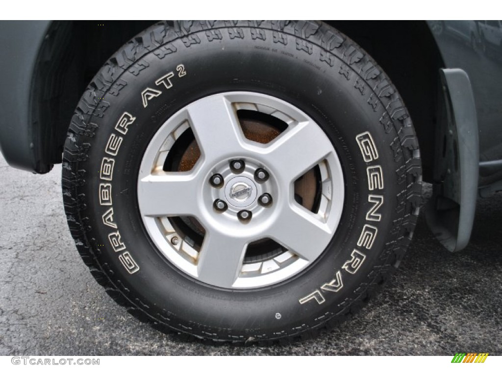 2008 Xterra S 4x4 - Night Armor Dark Gray / Steel/Graphite photo #8