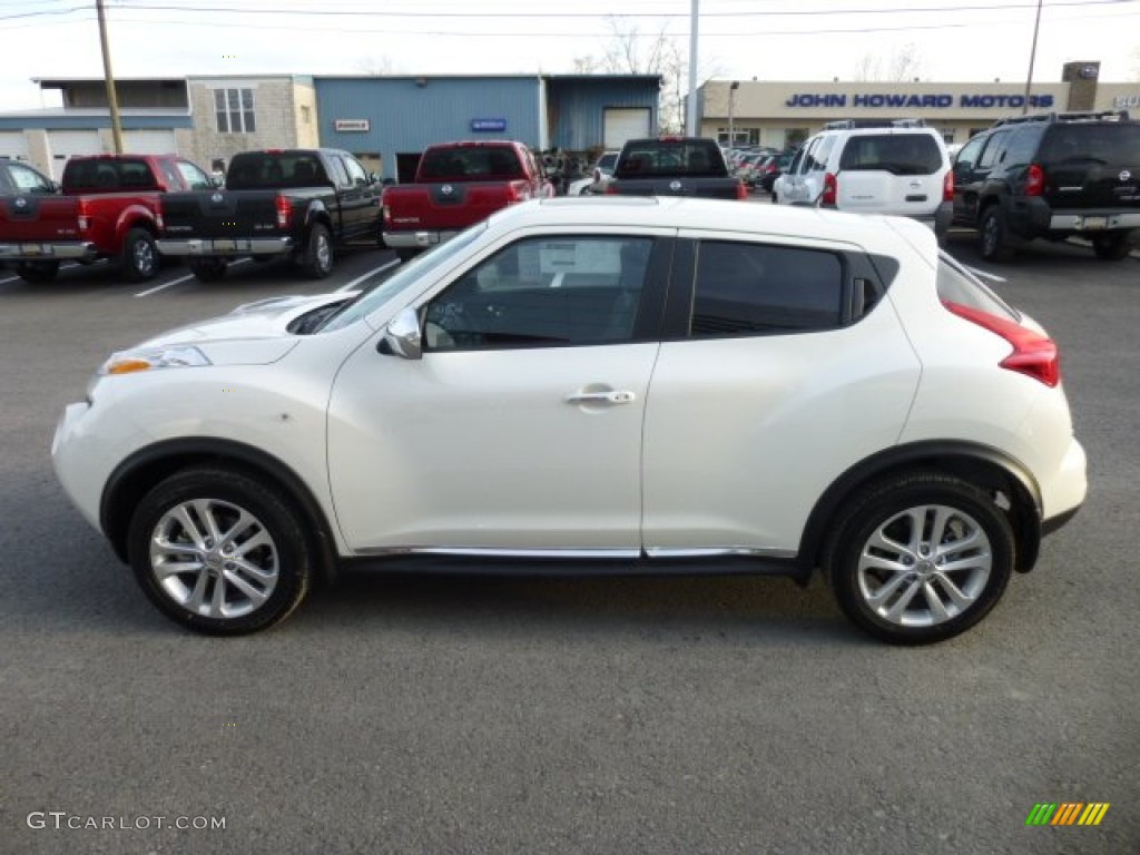 Pearl White 2013 Nissan Juke SL AWD Exterior Photo #74539211