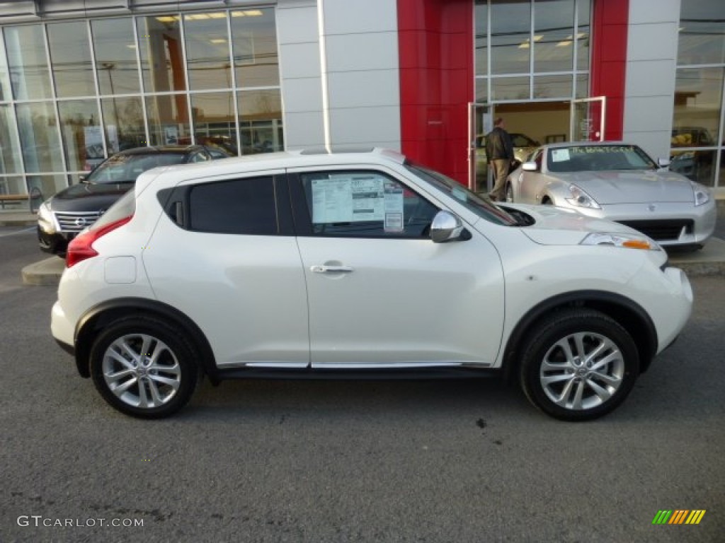 Pearl White 2013 Nissan Juke SL AWD Exterior Photo #74539261