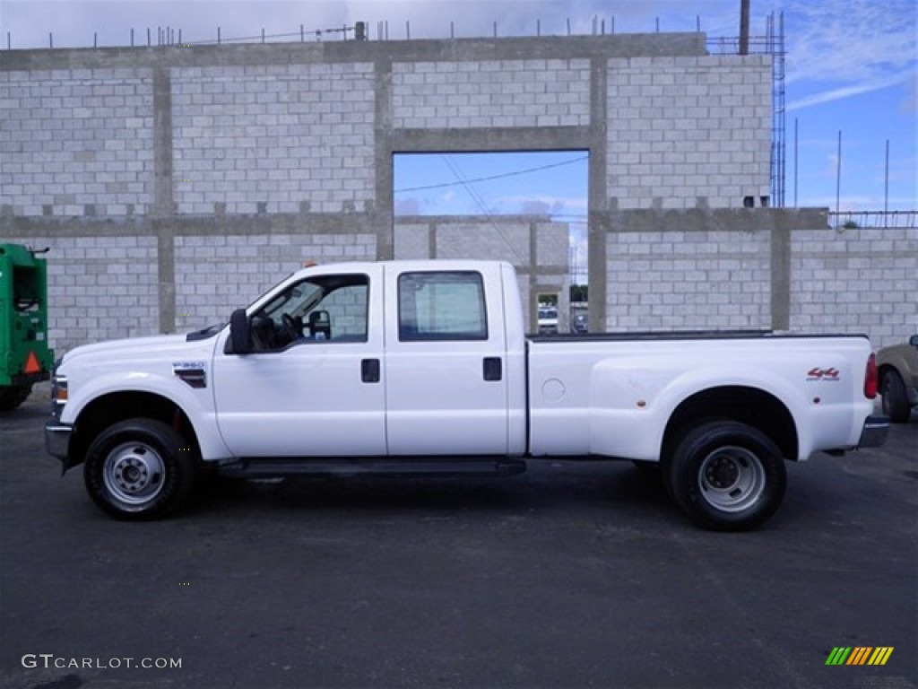 Oxford White 2009 Ford F350 Super Duty XL Crew Cab 4x4 Dually Exterior Photo #74541644