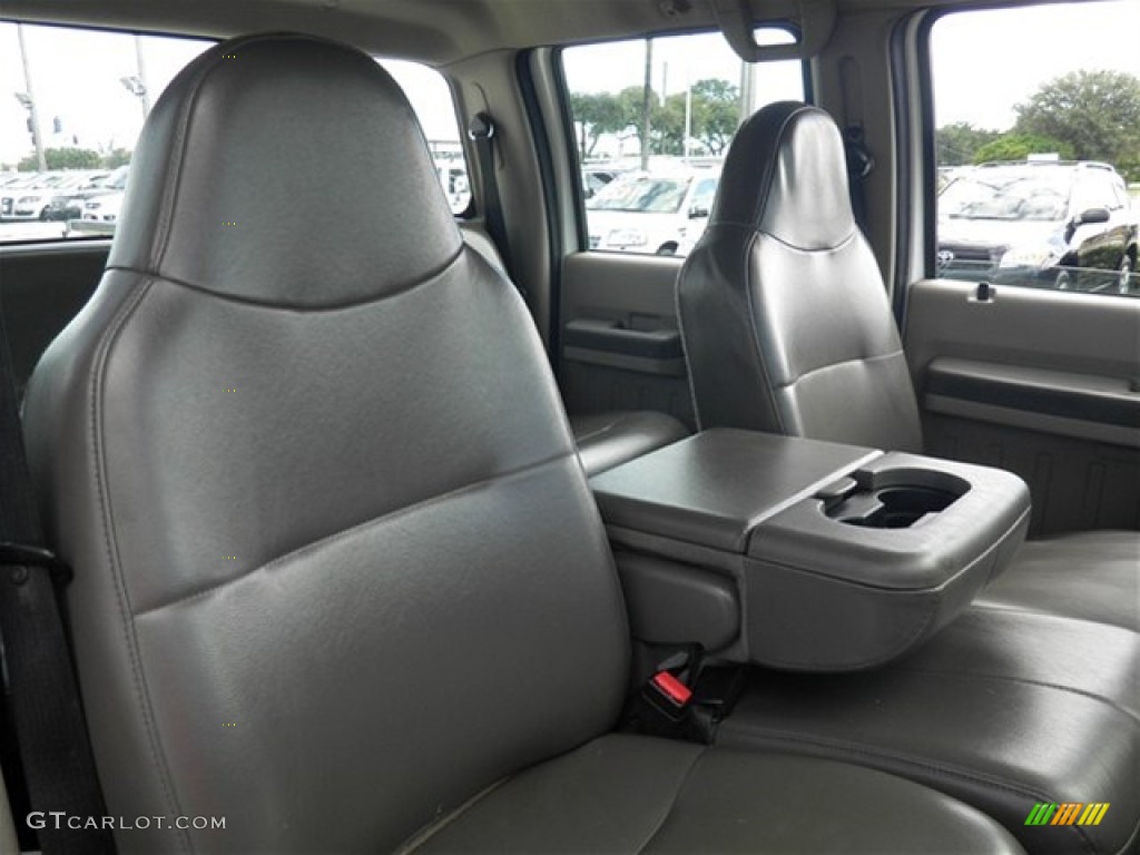 Medium Stone Interior 2009 Ford F350 Super Duty XL Crew Cab 4x4 Dually Photo #74541740
