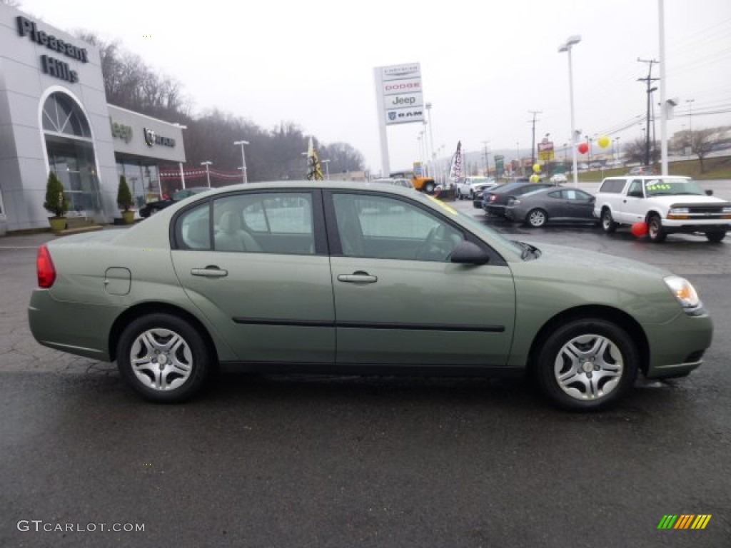 2005 Malibu Sedan - Silver Green Metallic / Neutral Beige photo #6