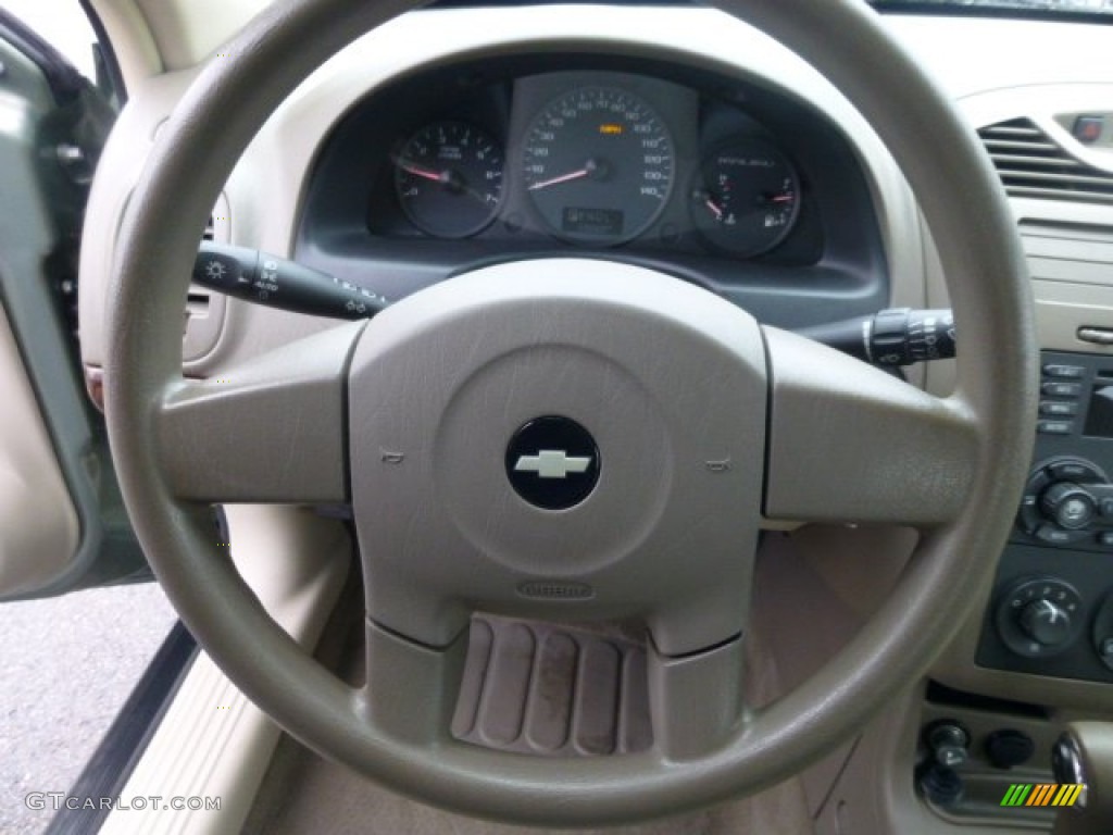 2005 Malibu Sedan - Silver Green Metallic / Neutral Beige photo #17