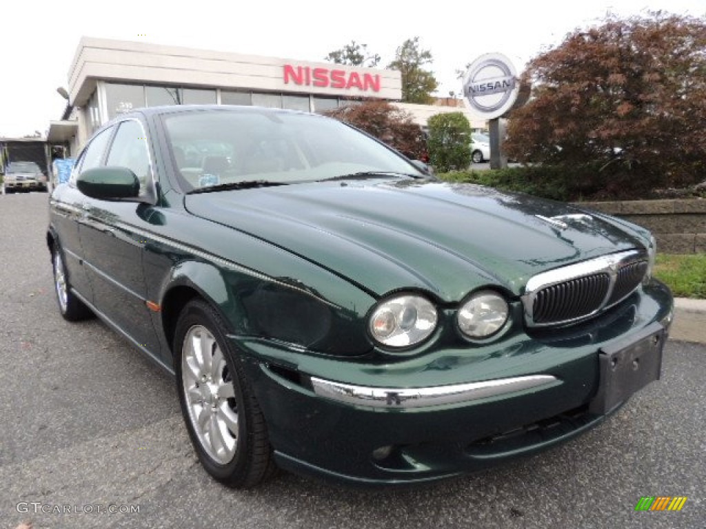 2003 X-Type 2.5 - Jaguar Racing Green Metallic / Ivory photo #1