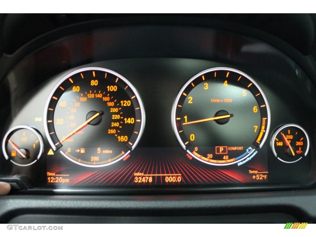 2010 BMW 5 Series 550i Gran Turismo Gauges Photo #74545554